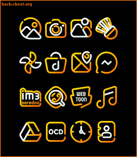 LineBula Yellow - Icon Pack screenshot