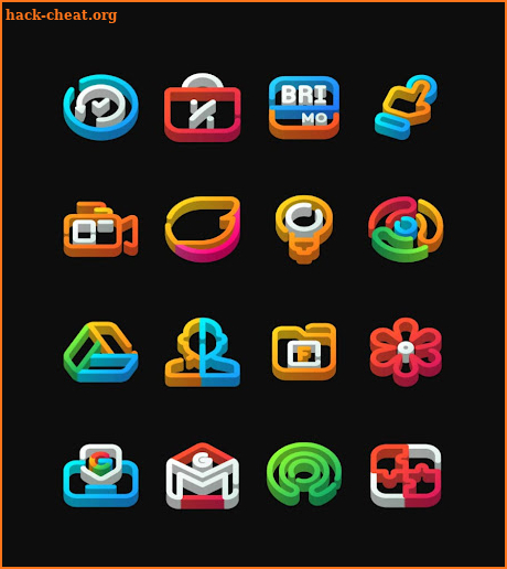 LineDock 3D - Icon Pack screenshot