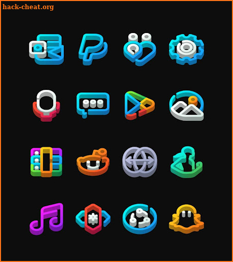 LineDock 3D - Icon Pack screenshot