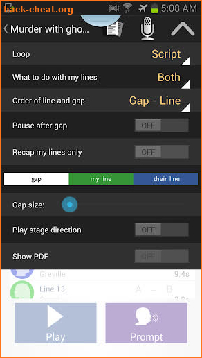 LineLearner screenshot