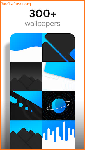Lines Blue - Icon Pack screenshot