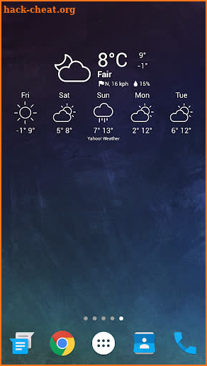 Lines Weather Icons Set for Chronus screenshot