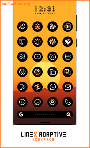 LineX Adaptive IconPack screenshot