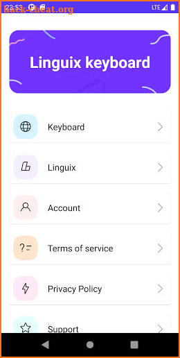 Linguix Keyboard screenshot