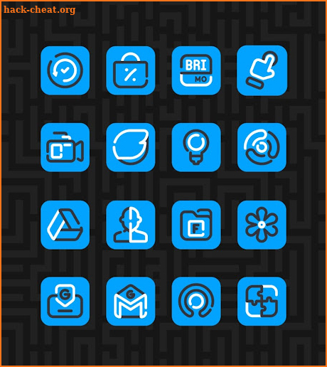 Linios Blue - Icon Pack screenshot