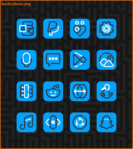 Linios Blue - Icon Pack screenshot