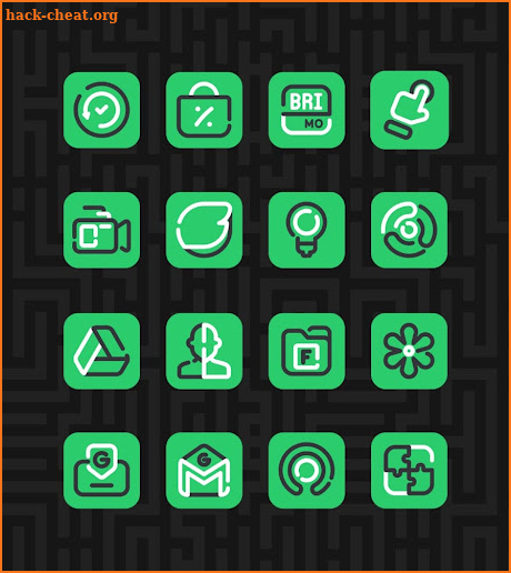 Linios Green - Icon Pack screenshot
