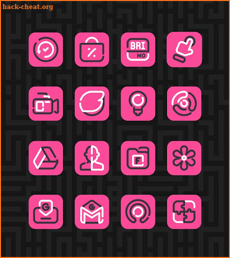 Linios Pink - Icon Pack screenshot