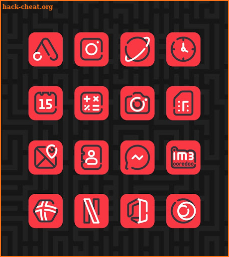 Linios Red - Icon Pack screenshot