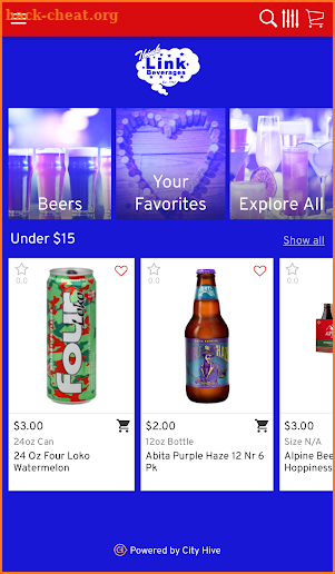 Link Beverages screenshot