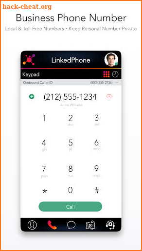 LinkedPhone: Add A Business Phone Line screenshot