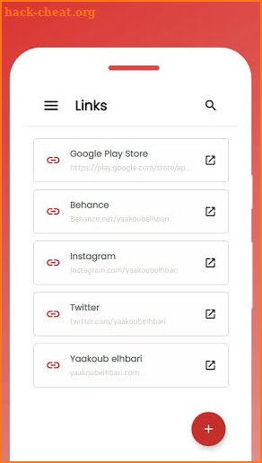 Links Place - Notepad for saving links screenshot