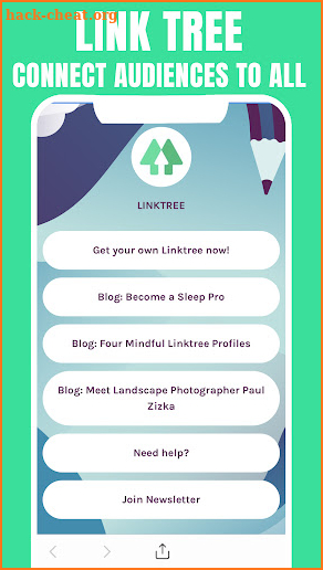 Linktree Mobile Guide screenshot
