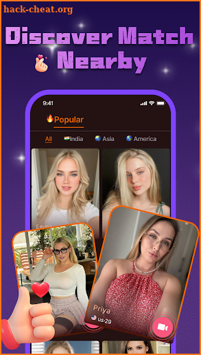 LinkV - Live video chat screenshot