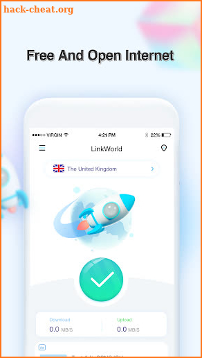 LinkWorld VPN screenshot