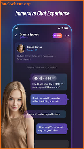 Linky:Chat with Influencers AI screenshot