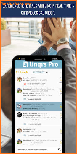 Linqrs for Insurance Agents screenshot