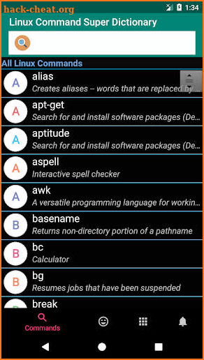 Linux Command Super Dictionary screenshot