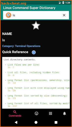 Linux Command Super Dictionary screenshot