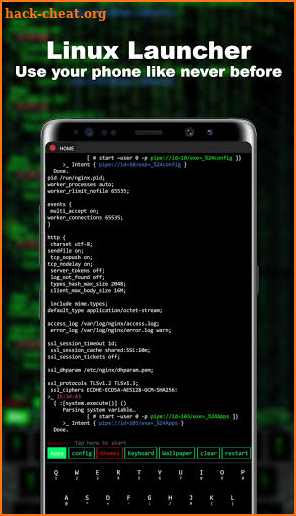 Linux Style Launcher screenshot