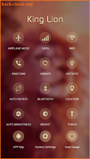 Lion APUS Launcher Theme screenshot