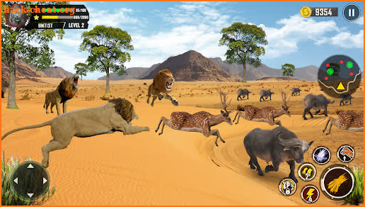 Lion Family Games Simulator screenshot