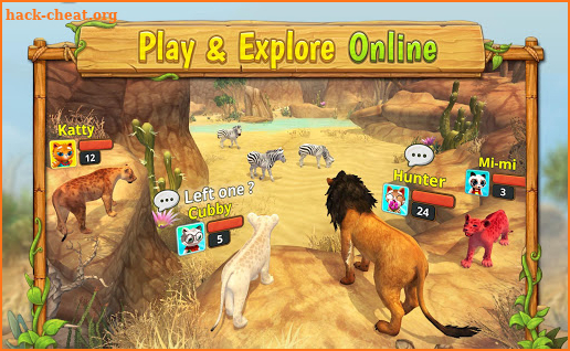 Lion Family Sim Online screenshot