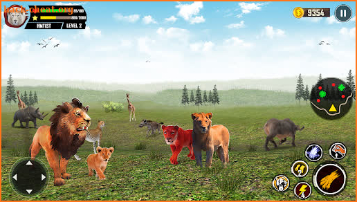 Lion Family Simulator 3d Games screenshot
