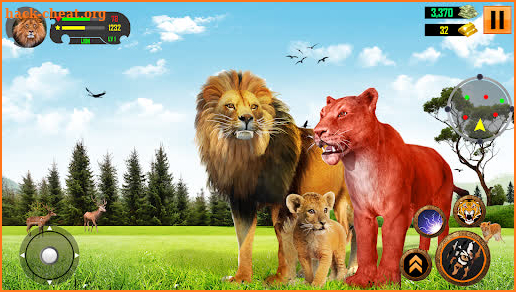 Lion Family Simulator Games screenshot