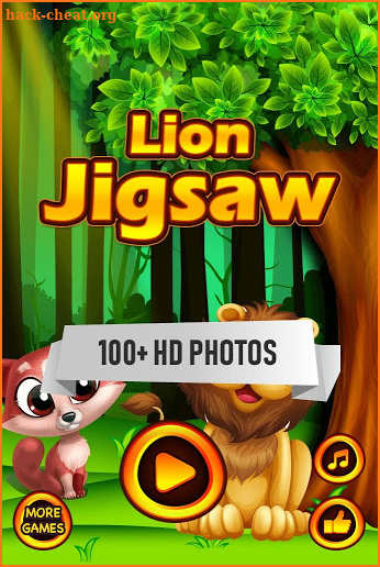 Lion Jigsaw Puzzle Game screenshot