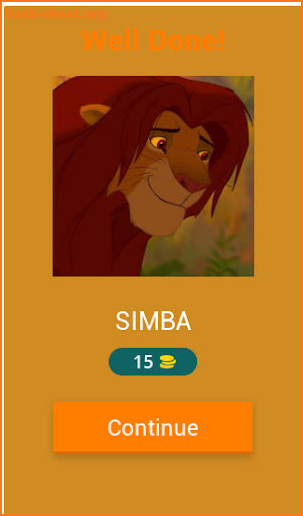Lion King Quiz Game screenshot