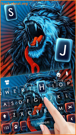 Lion King Roar Keyboard Background screenshot