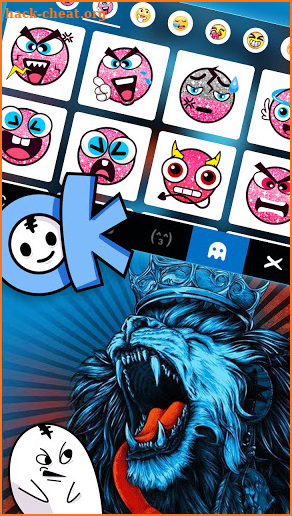 Lion King Roar Keyboard Background screenshot
