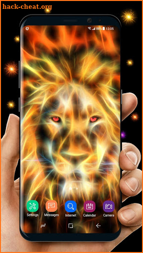 Lion Magic Touch Live wallpaper 2018 screenshot