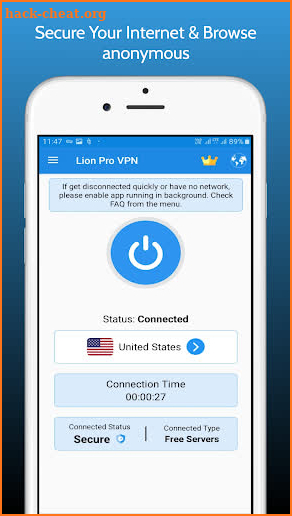 Lion Pro VPN screenshot