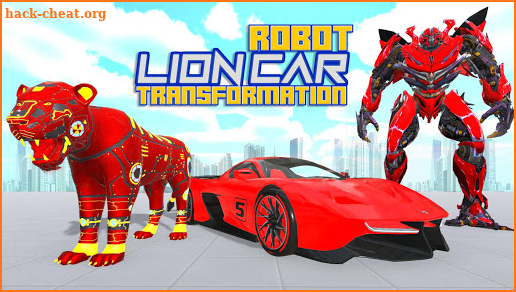 Lion Robot Transform: Car Robot Transport Sim screenshot