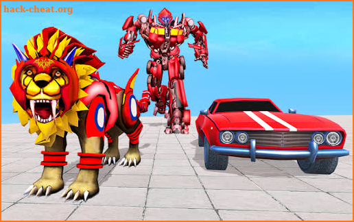 Lion Robot Transform Car War:Super Robot Games screenshot