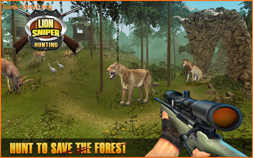 Lion Sniper Hunting Game screenshot