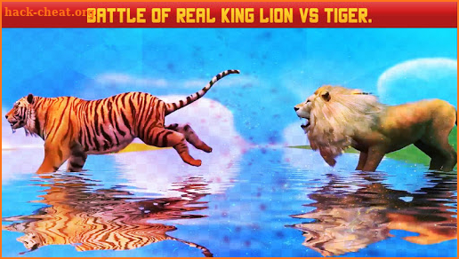 Lion Vs Tiger Wild Animal Simulator Game screenshot