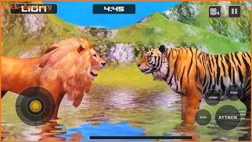 Lion Vs Tiger Wild Animal Simulator Game screenshot