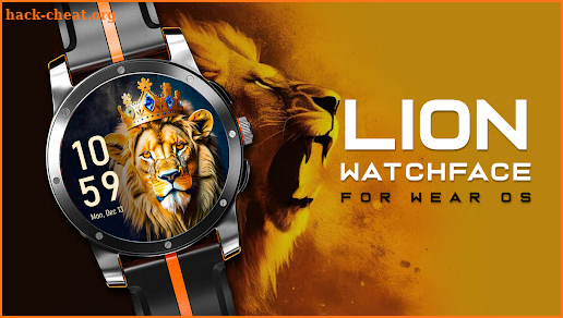 Lion Watch Face for Wear OS screenshot