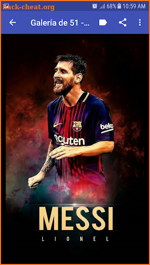 Lionel Messi Fondos screenshot
