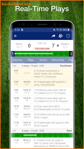 Lions Football: Live Scores, Stats, Plays, & Games screenshot