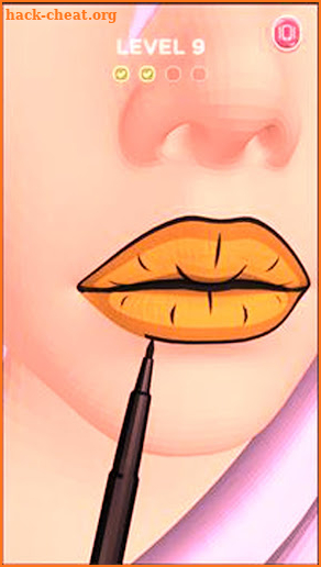 Lip Art 3D Lips Done! Satisfying - PixelArt Color screenshot