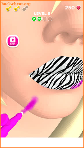 Lip Art 3D Paint Game - New PixelArt Coloring screenshot