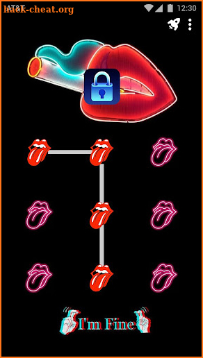 Lips - App Lock Master Theme screenshot