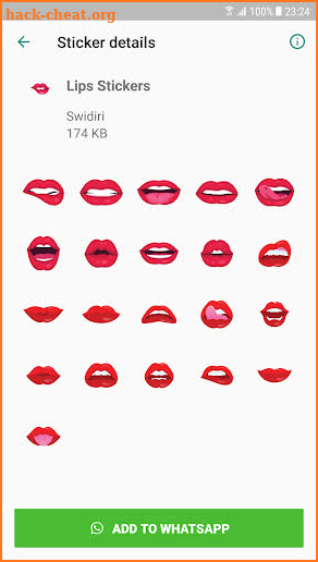 Lips Stickers for Whatsapp - WAStickerApps screenshot