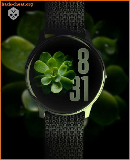 Liquid Glass Watch Face screenshot