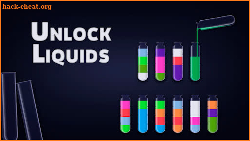 Liquid sort puzzle: Test tube screenshot