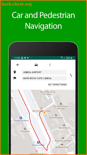 Lisbon Offline Map and Travel Guide screenshot